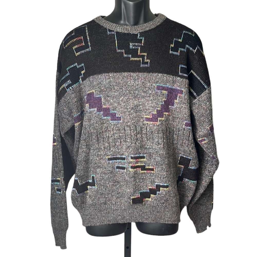 Koman VINTAGE XL Abstract Sweater
